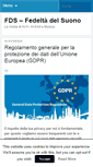Mobile Screenshot of fedeltadelsuono.net